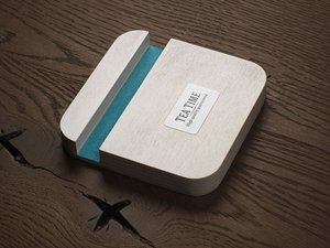 Suporte de madeira para telefone 1847121