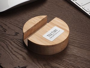 Suporte de madeira para telefone 1833292