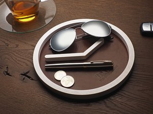 Organizador de secretária em madeira 1851121