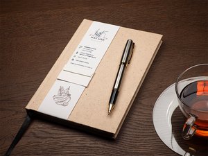 Caderno de notas de banana reciclada 2097342