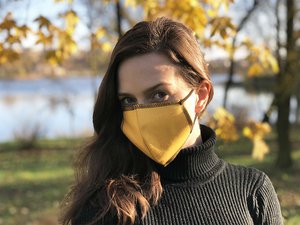Masque facial en coton BLACK-BLACK 1401165